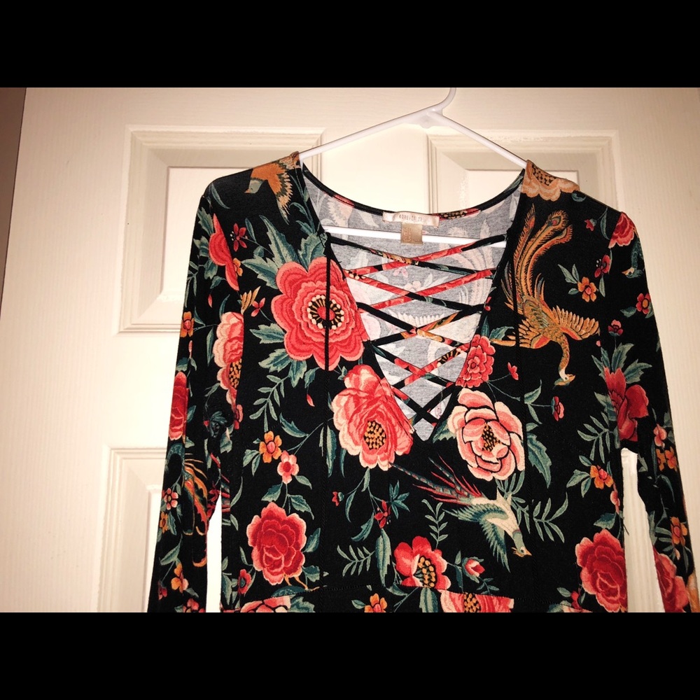 Forever 21 maxi floral dress